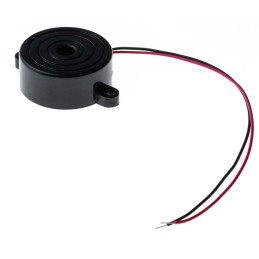 300 pcs - RS PRO 85dB Panel Mount Continuous Internal Piezo Buzzer, 32 (Dia.) x 13.5mm, 3V dc Min, 28V dc Max
