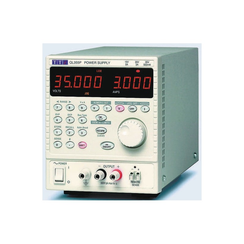 1 pcs - Aim-TTi QL Series II Series Digital Bench Power Supply, 0 - 56V, 0 - 2A, 3-Output, 242W - UKAS Calibrated