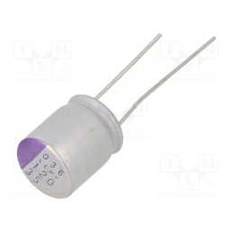 1 pcs x PANASONIC - 35SEPF120M - Capacitor: polymer, 120uF, 35VDC, SEPF, THT, ±20%, -55÷105°C, OS-CON