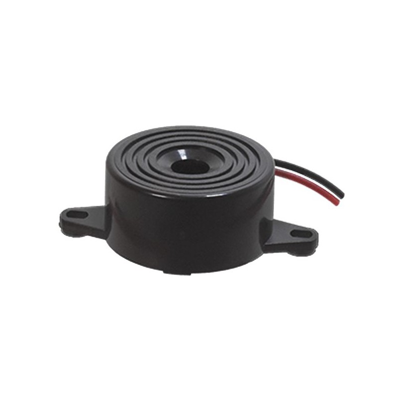 2 pcs - CUI Devices 85dB Panel Mount Internal Magnetic Buzzer, 1.5V dc Min, 24V dc Max