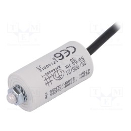 1 pcs x KEMET - C276CCF4600LG0J - Capacitor: motors, run, 6uF, 420VAC, Ø30x57mm, -25÷85°C, ±5%