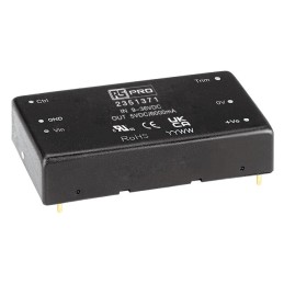 1 pcs - RS PRO Embedded Switch Mode Power Supply (SMPS), 5V dc, 6A, 30W, 1 Output, 9 - 36V dc Input Voltage