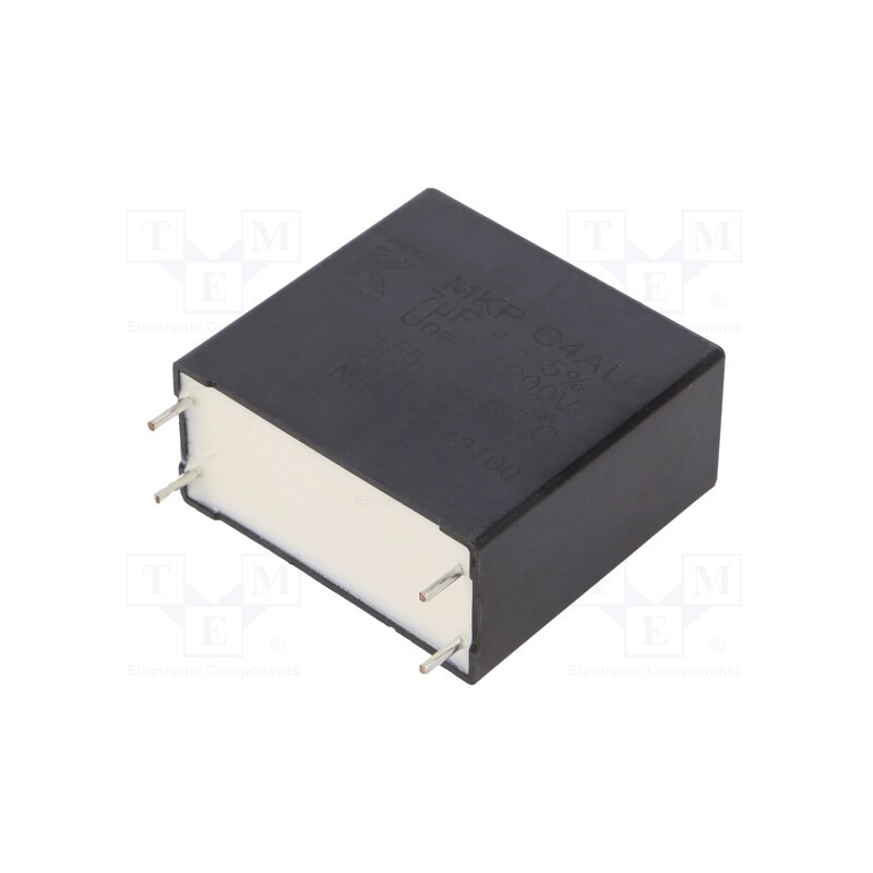 1 pcs x KEMET - C4AUPBW4700M3FJ - Capacitor: polypropylene, DC-Link, 7uF, ESR: 7.7mΩ, THT, ±5%, 13.1A