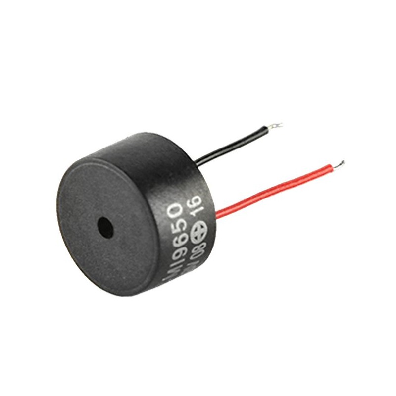 2 pcs - CUI Devices 78dB Wire Leads Internal Magnetic Buzzer, 3V dc Min, 5V dc Max