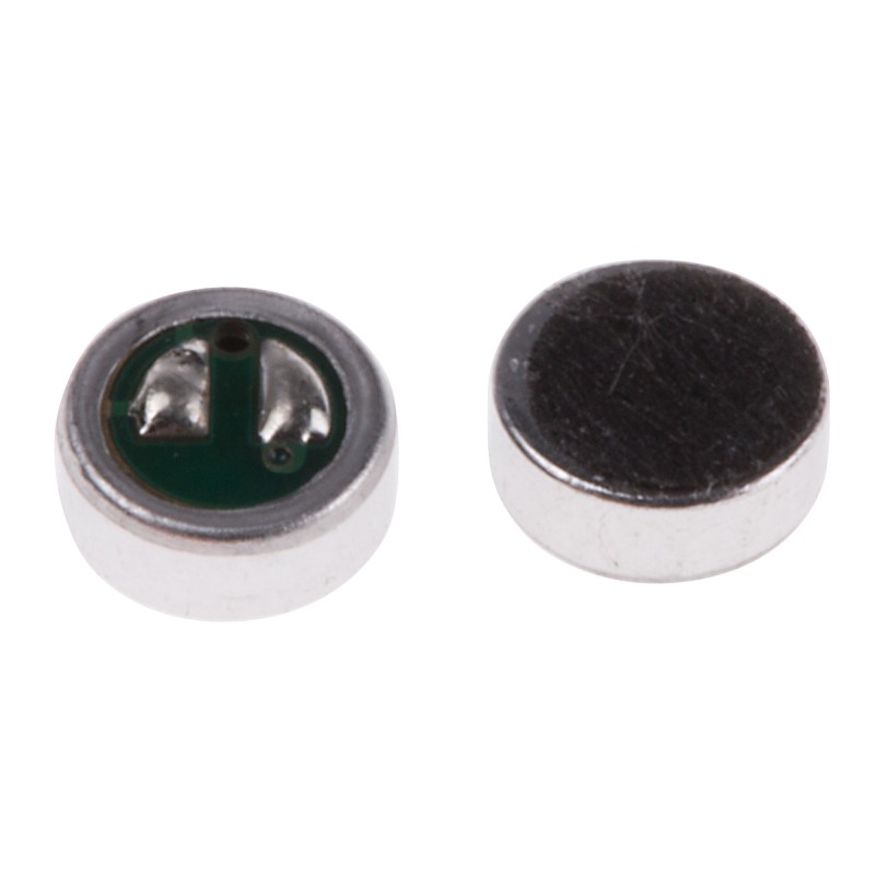 2 pcs - RS PRO Noise Cancelling, Surface Mount 4mm Microphone Condenser -46dB