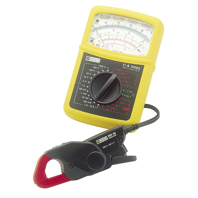 1 pcs - Chauvin Arnoux CA 5005 Handheld Analogue Multimeter, 600V ac Max