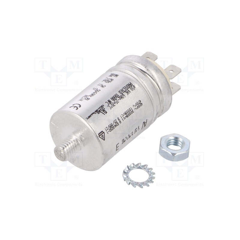 1 pcs x KEMET - C878BF34300AA4J - Capacitor: motors, run, 3uF, 470V, Ø30x48mm, -25÷85°C, ±5%, 10000h