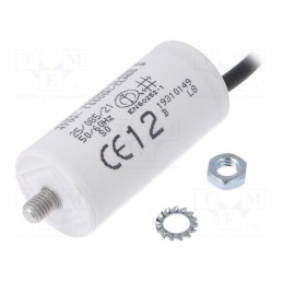 1 pcs x KEMET - C274ACF5120LF0J - Capacitor: motors, run, 12uF, 470VAC, Ø35x71.5mm, -25÷85°C, ±5%