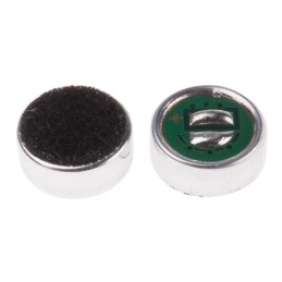 2 pcs - RS PRO Omni-Directional, Surface Mount 6mm Microphone Condenser -40dB