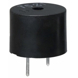 2 pcs - TDK 80dB PCB Mount High Internal Magnetic Buzzer Component, 12 (Dia.) x 9mm, 3V ac Min, 6V ac Max