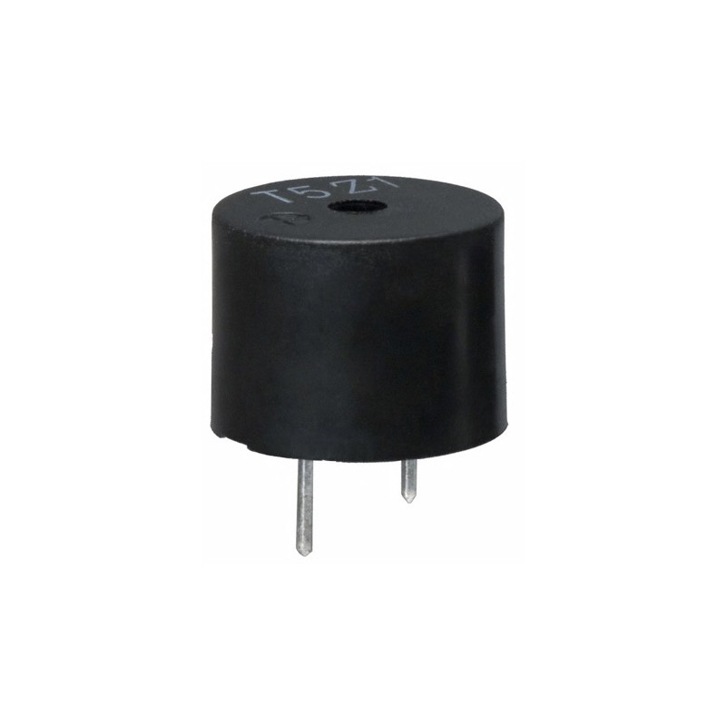 2 pcs - TDK 80dB PCB Mount High Internal Magnetic Buzzer Component, 12 (Dia.) x 9mm, 3V ac Min, 6V ac Max