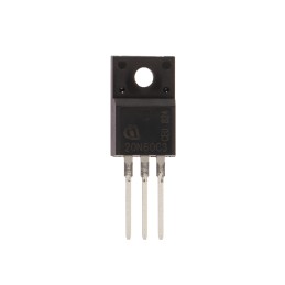 2 pcs - N-Channel MOSFET, 20.7 A, 650 V, 3-Pin TO-220 FP Infineon SPA20N60C3XKSA1