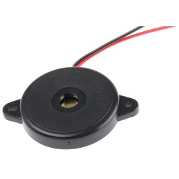 2 pcs - RS PRO 88dB Panel Mount Square Wave External Piezo Buzzer, 41 x 30 x 5.5mm, 1V ac Min, 30V ac Max
