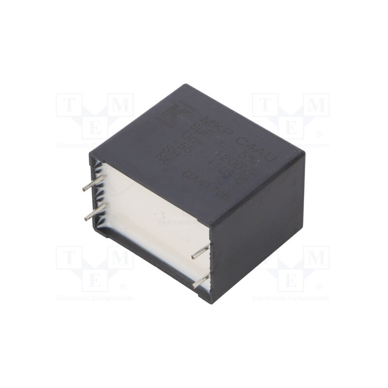 1 pcs x KEMET - C4AUPBW4800M3JJ - Capacitor: polypropylene, DC-Link, 8uF, ESR: 6.7mΩ, THT, ±5%, 14.6A