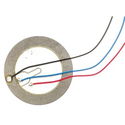 2 pcs - RS PRO SMD Diaphragm External Piezo Buzzer, 35 (Dia.) x 0.53mm, 1V ac Min, 30V ac Max