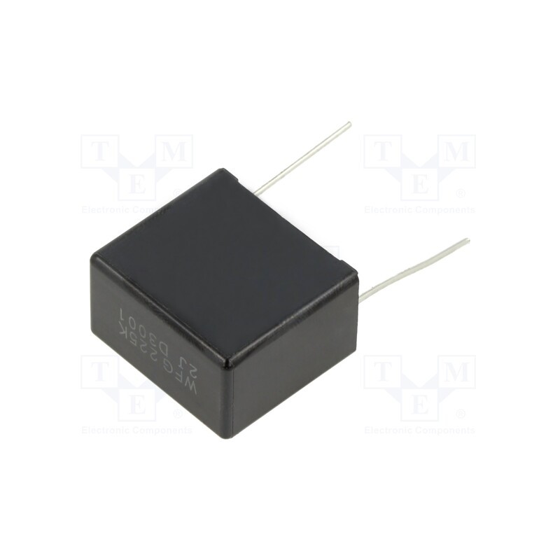 1 pcs x PANASONIC - ECWFG2J225Q1 - Capacitor: polypropylene, ECWFG, 2.2uF, 27x24x15.5mm, THT, ±10%