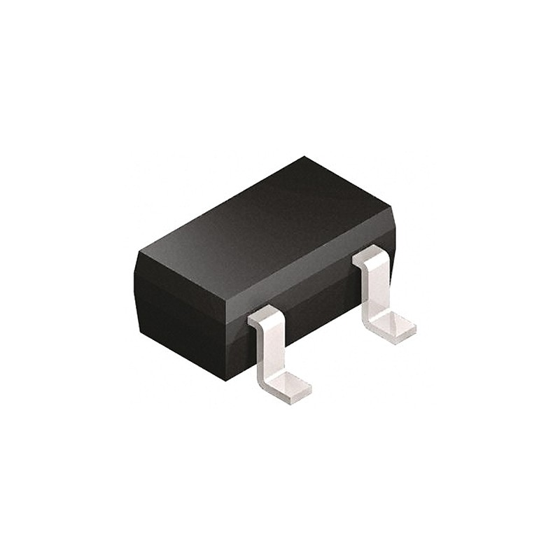 50 pcs - N-Channel MOSFET, 70 mA, 600 V, 3-Pin SOT-23 Diodes Inc BSS127S-7