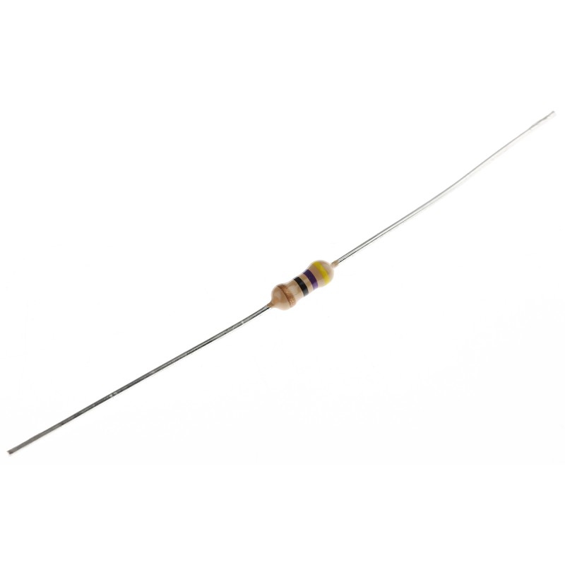 100 pcs - TE Connectivity 47Ω Carbon Film Carbon Film Resistor 0.33W ±5% CFR25J47R