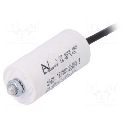 1 pcs x KEMET - C276CCF5160LF0J - Capacitor: motors, run, 16uF, 420VAC, Ø40x71.5mm, -25÷85°C, ±5%