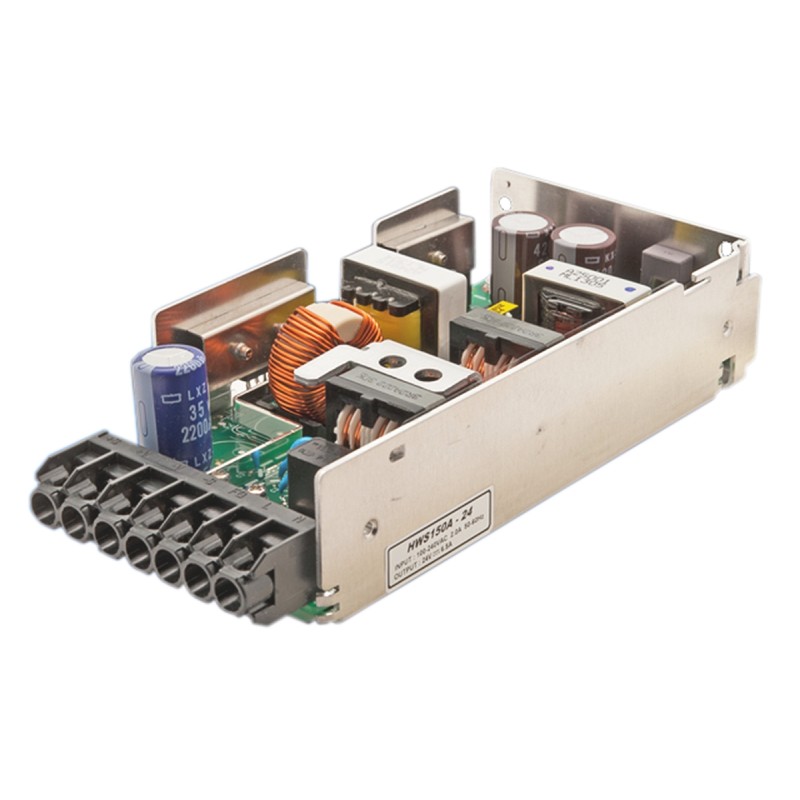 1 pcs - TDK-Lambda Switching Power Supply, HWS150A-24, 24V dc, 6.5A, 150W, 1 Output, 120 - 370 V dc, 85 - 265 V