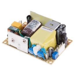 1 pcs - MEAN WELL Switching Power Supply, RPS-45-24, 24V dc, 1.9A, 45.6W, 1 Output, 80 - 264V ac Input Voltage