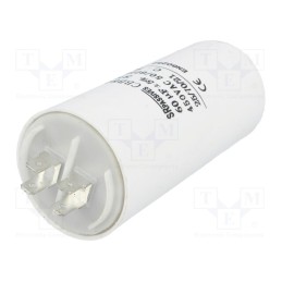 1 pcs x SR PASSIVES - CBB60E-60/450 - Capacitor: motors, run, 60uF, 450V, Ø50x106mm, -25÷70°C, ±5%, 3000h