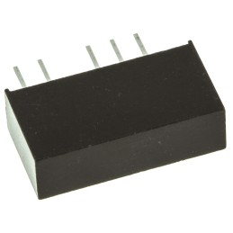 1 pcs - Recom RB DC-DC Converter, ±5V dc/ ±100mA Output, 21.6 - 26.4 V dc Input, 1W, Through Hole, +85°C Max Temp -40°C