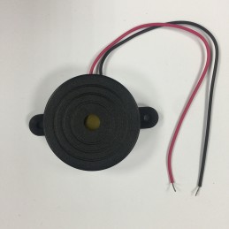 2 pcs - RS PRO 81dB Screw Mount Fast Pulse Piezo Buzzer, 41.8 (Dia.) x H16.0mm, 3V dc Min, 20V dc Max