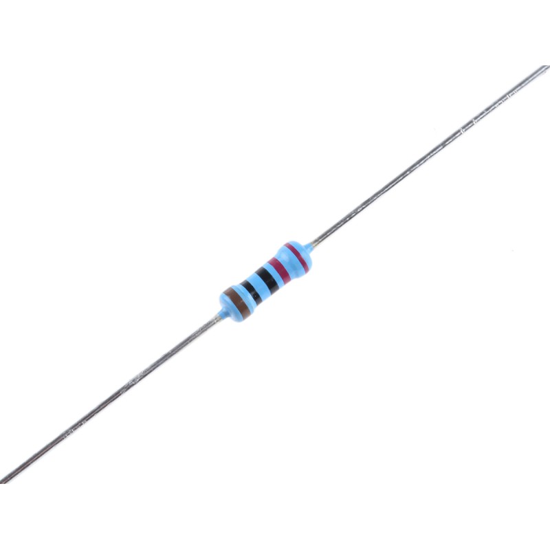 500 pcs - Vishay MBB0207 Series Axial Thin Film Fixed Resistor 220Ω ±1% 0.6W ±50ppm/°C