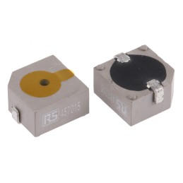 5 pcs - RS PRO 85dB SMD Square Wave External Piezo Buzzer, 12.8 x 12.8 x 6.5mm, 8V Min, 16V Max