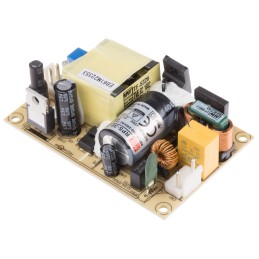 1 pcs - MEAN WELL Switching Power Supply, RPS-30-24, 24V dc, 1.25A, 30W, 1 Output, 80 - 264V ac Input Voltage