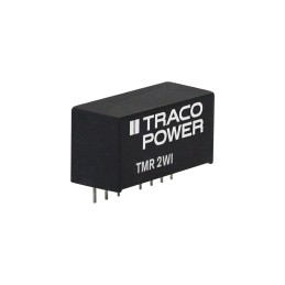 1 pcs - TRACOPOWER TMR 2WI DC-DC Converter, 12V dc/ 165mA Output, 18 - 75 V dc Input, 2W, Through Hole, +85°C Max Temp