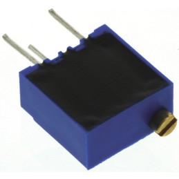 1 pcs - Vishay 64Y Series 19 (Electrical), 22 (Mechanical)-Turn Through Hole Trimmer Resistor with Pin Terminations, 5kΩ ±10%