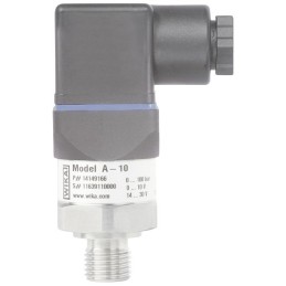 1 pcs - WIKA A-10 Series Pressure Sensor, 0bar Min, 100bar Max, 4 - 20 mA Output, Gauge Reading