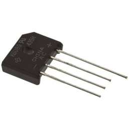2 pcs - Vishay Bridge Rectifier, 6A, 600V, 4-Pin