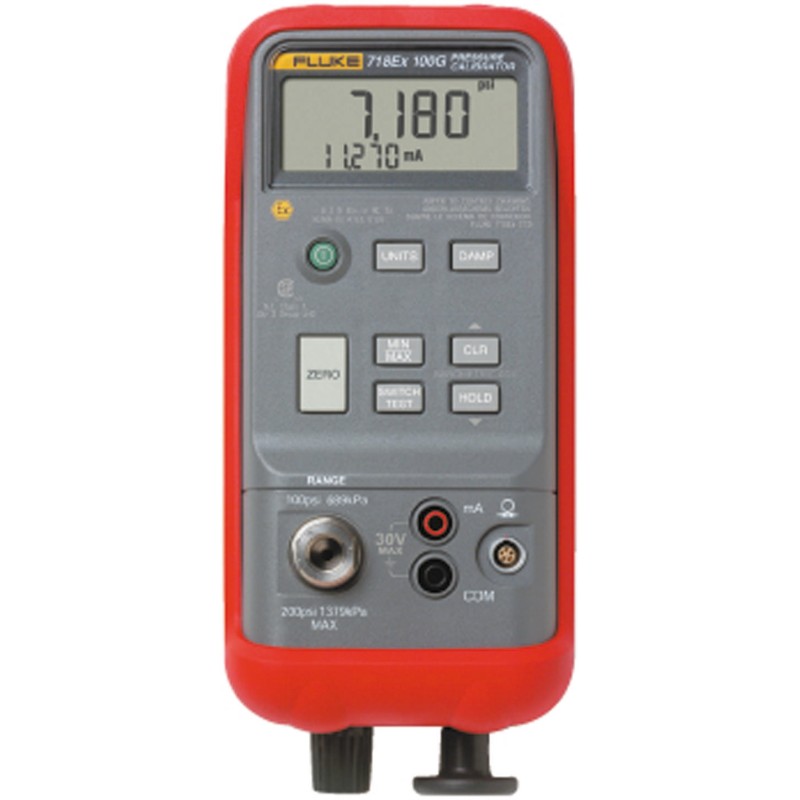 1 pcs - Fluke 718 EX -830mbar to 20bar Pressure Calibrator