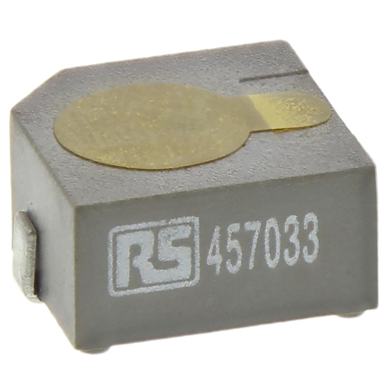 5 pcs - RS PRO 80dB SMD Square Wave External Magnetic Buzzer, 12.8 x 12.8 x 6.5mm, 1V Min, 3V Max