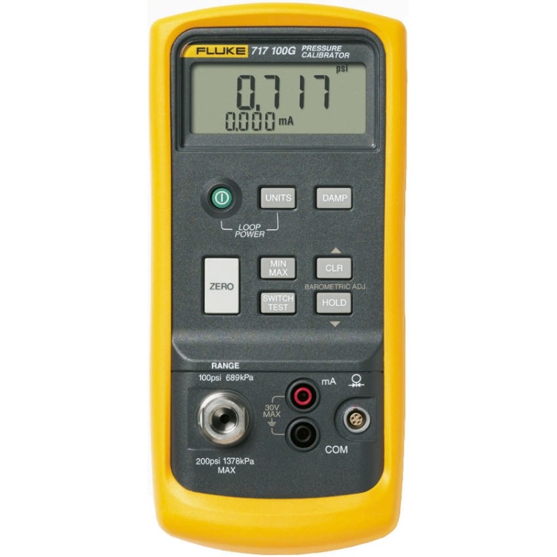 1 pcs - Fluke -850mbar to 6.895bar 717 Pressure Calibrator