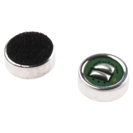 5 pcs - RS PRO Omni-Directional, Surface Mount 6mm Microphone Condenser -42dB