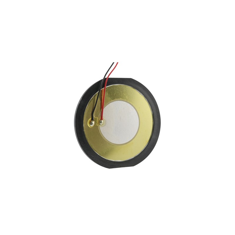 5 pcs - RS PRO 70dB Lead Wire Continuous External Piezo Buzzer, 50 (Dia.) x 2.2mm, 12V Min