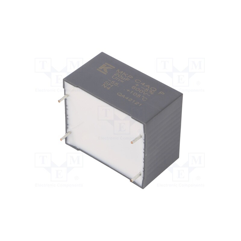 1 pcs x KEMET - C4AQHLW5200P36J - Capacitor: polypropylene, DC-Link, 20uF, ESR: 5.8mΩ, THT, ±5%, 14.8A
