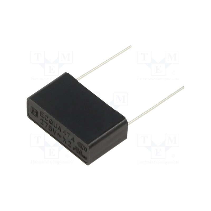 1 pcs x PANASONIC - ECQUAAF474S1 - Capacitor: polypropylene, ECQUA, 0.47uF, 26x15x8.5mm, THT, ±20%
