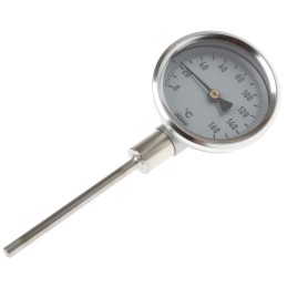 1 pcs - Jumo Immersion Dial Thermometer 0 - +160 °C, 608002/0001