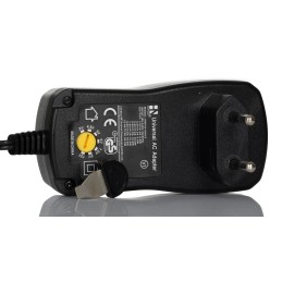 1 pcs - RS PRO 9W Plug-In AC/DC Adapter 3, 4.5, 5, 6, 7.5, 9, 12V Output, 2A Output