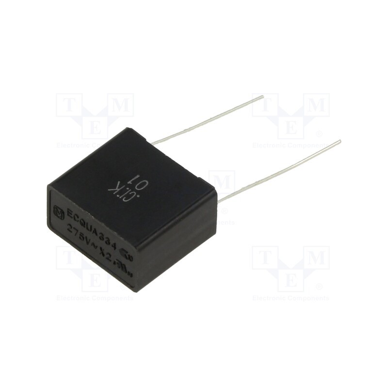 1 pcs x PANASONIC - ECQUAAF334T1 - Capacitor: polypropylene, ECQUA, 0.33uF, 17.5x16x9mm, THT, ±10%
