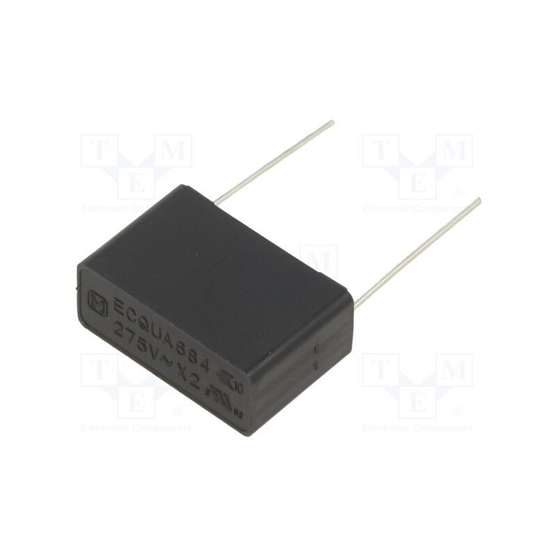 1 pcs x PANASONIC - ECQUAAF684T1 - Capacitor: polypropylene, ECQUA, 0.68uF, 26x17x10mm, THT, ±10%