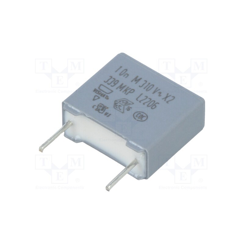 2 pcs x VISHAY - BFC233920103 - Capacitor: polypropylene, 10nF, THT, ±20%, 7.5mm, 630VDC, 310VAC