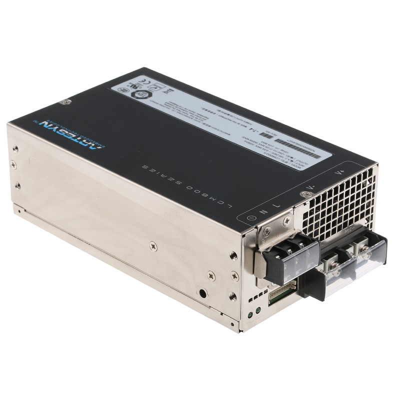 1 pcs - Artesyn Embedded Technologies Switching Power Supply, LCM600Q-T-N-4, 24V dc, 27A, 600W, 1 Output, 85 - 264V ac