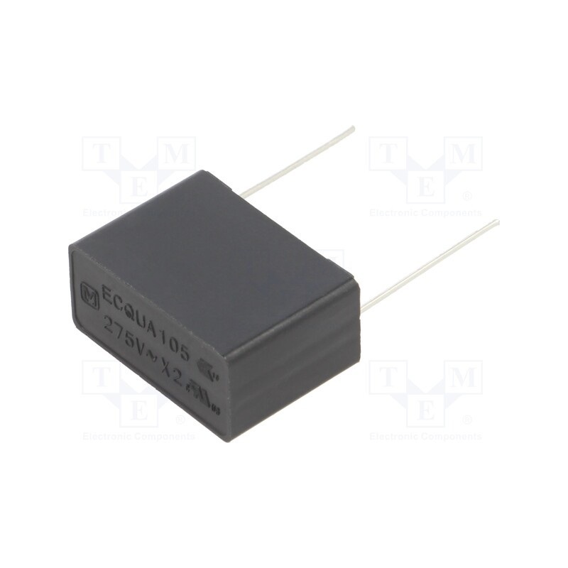 1 pcs x PANASONIC - ECQUAAF105M - Capacitor: polypropylene, ECQUA, 1uF, 26x19x12mm, THT, ±20%, 22.5mm