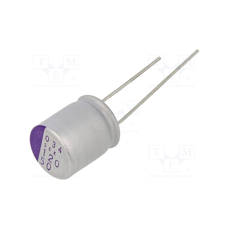 1 pcs x PANASONIC - 50SEK120M - Capacitor: polymer, 120uF, 50VDC, SEK, THT, ±20%, -55÷125°C, 1000h